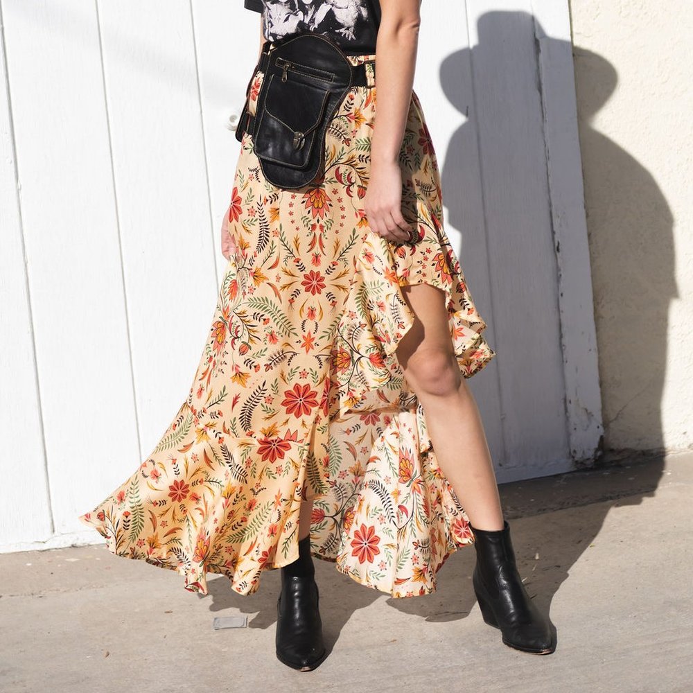 Maxi Skirt with Side Slit